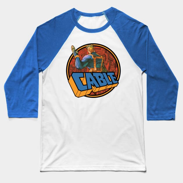 Comic Circle Series: Cable Baseball T-Shirt by LinearStudios